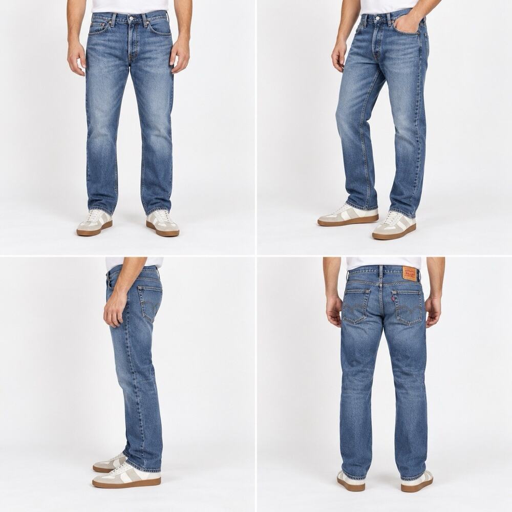 Levi’s 505 Jeans Men’s 30x32 Regular Fit Straight Leg Blue Denim